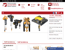 Tablet Screenshot of congnghiepquangminh.com